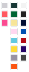 American Apparel Women's Fitted Tee Fabric Colors